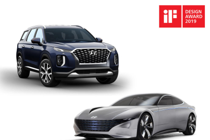 El Palisade i el concept car Le Fil Rouge van ser premiats en la respectiva categoria: Automòbils / Vehicles Category at the Eminent Competition en la indústria mundial d'automoció.