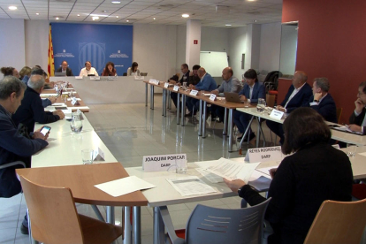 Mercolleida presentó su propuesta en esta reunión de la Mesa de la Fruta el 13 de marzo en Lleida.