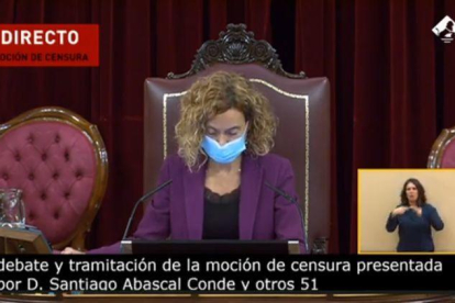 Debat de la moció de censura de Vox contra el govern de Pedro Sánchez