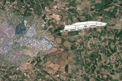 Proyectan un centro logístico de 243 ha y 2.000 empleos en las afueras de Lleida