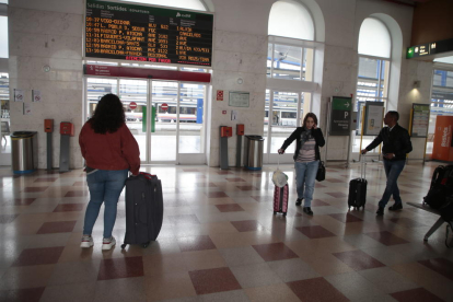 Els autobusos de Lleida van oferir ahir serveis mínims.