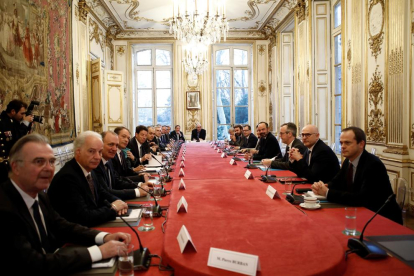 Els sindicats es van reunir amb el primer ministre Édouard Philippe.