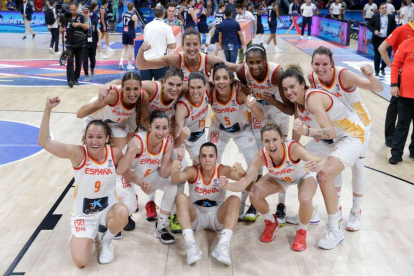 La selecció espanyola de bàsquet femení va aconseguir l’or.