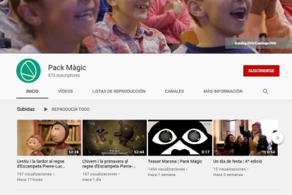 Pack Màgic ofereix pel·lícules infantils a YouTube