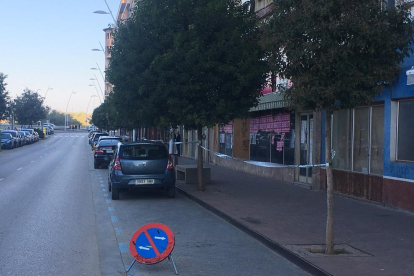 Nueva señalización horizontal para la avenida Reyes Católicos.