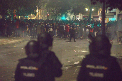 Dieciocho detenidos en Lleida tras otra noche de disturbios