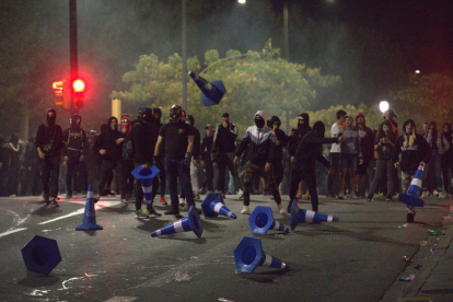 Dieciocho detenidos en Lleida tras otra noche de disturbios