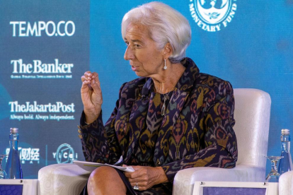 La directora gerent del Fons Monetari Internacional, Christine Lagarde.