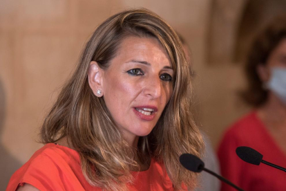 La ministra de Treball i Economia Social, Yolanda Díaz.