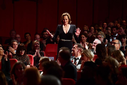 La actriz estadounidense Sigourney Weaver inauguró ayer la alfombra roja de la Berlinale.