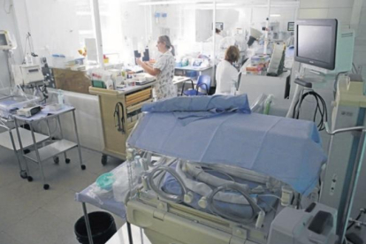 Imagen de archivo de la unidad de Neonatología del Arnau. 