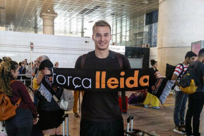 Agustí Sans va ser presentat de forma oficial com a nou jugador de l’ICG Força Lleida.