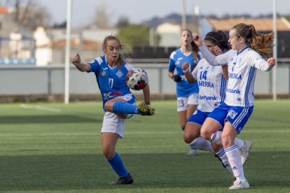 Hisui, en l’instant en què marcava el 2-1 a l’últim sospir del partit amb l’Oviedo.