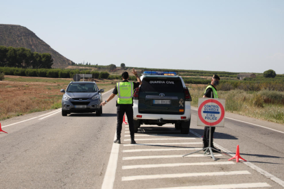 Conductors sortint ahir de Lleida sense controls policials als Magraners en direcció Tarragona.