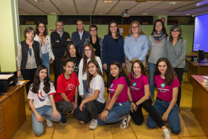 Presentación del concurso Technovation Challenge Girls, ayer en Lleida. 