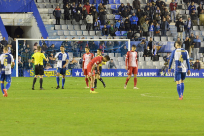 El Lleida acaba el 2019 immers en una mala ratxa que l’ha desbancat de la zona de ‘play-off’.