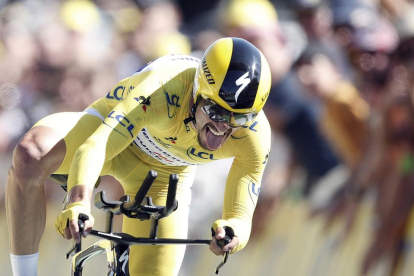 El ciclista de Montluçon, de 27 años, dio toda una exhibición contra el reloj y afianzó su privilegiada posición antes de los Pirineos. 