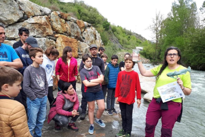 Imagen de los voluntarios que participaron en la liberación de los cavilats en Es Bòrdes. 
