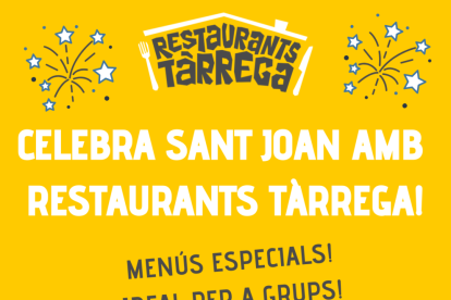 Restaurants Tàrrega ofereix el darrer servei per Sant Joan coincidint amb la fi del confinament