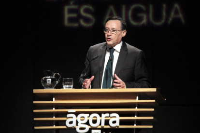 El president executiu d’Agbar, Àngel Simó, va presentar el recurs.