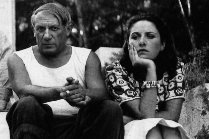 El pintor malagueño Pablo Picasso y la fotógrafa Dora Maar.