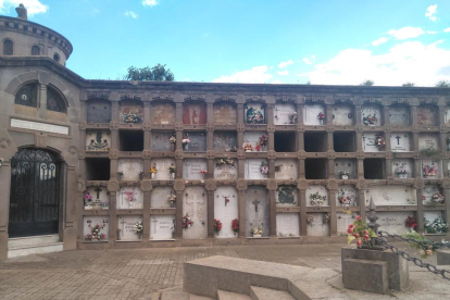 El cementiri té nínxols ‘recuperats’ per ser reutilitzats.