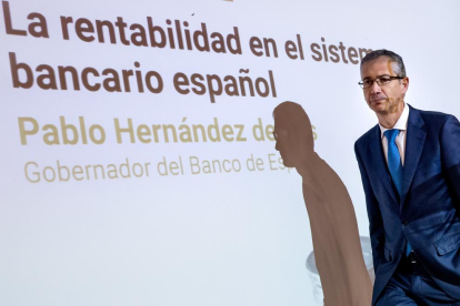 El governador del Banc d'Espanya, Pablo Hernández de Cos.