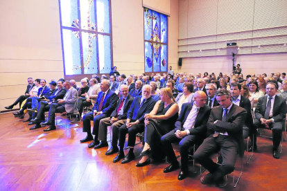 Asistentes a la inauguración oficial del curso académico 2019-2020 en la UdL.