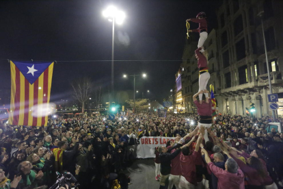 La manifestación por la tarde en Lleida ciudad, una de las más concurridas que se recuerdan.
