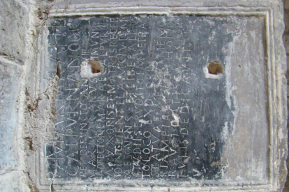Inscripción romana.