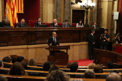 Imatge d'arxiu del Parlament de Catalunya.