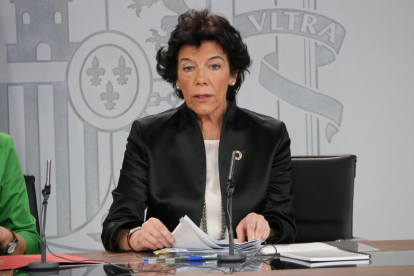 La portaveu del govern espanyola, Isabel Celáa