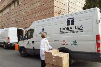 Troballes també dona material sanitari a l'Arnau de Vilanova de Lleida