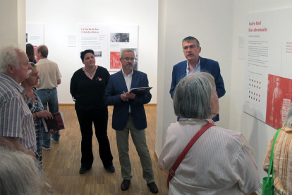 Rufach, en la inauguració de la mostra a Varsòvia.