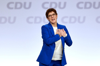 La presidenta del CDU, Annegret Kramp-Karrenbauer.