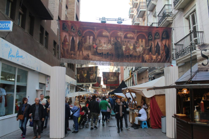 El mercat romà va arrancar ahir a Cardenal Remolins, Democràcia i Ferran.