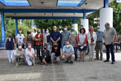 L’acte, celebrat al Parc del Segre, va homenatjar la tasca de vint-i-cinc docents retirats.