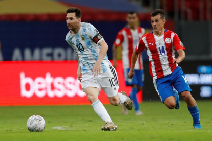 Leo Messi está disputando la Copa América con Argentina.