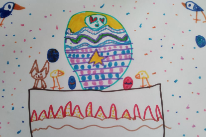 El dibuix de l'Emma Cunillera de 6 anys.