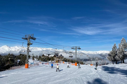 Despidiendo el año en la nieve