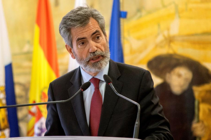 El presidente del Gobierno, Pedro Sánchez, durante el acto electoral de ayer en Huelva. 