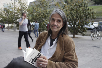 El artista Perejaume el día de la presentación de su libro ‘El “potser” com a públic’ en Lleida.