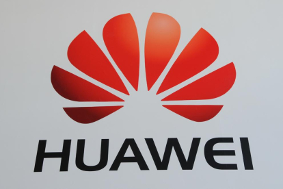 El logotip de Huawei.
