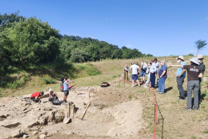 Descubren restos humanos en el yacimiento romano de Llorís