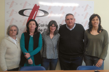 Imagen de algunos miembros del jurado del XIII Premi Mila per a la Igualtat de Gènere en Lleida. 