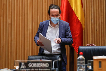 El vicepresident segon del Govern espanyol i ministre de Drets Socials i Agenda 2030, Pablo Iglesias.