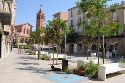 El centro de Mollerussa. 