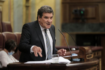 El ministre de Seguretat Social, José Luis Escrivá, ahir.