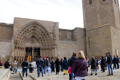 Unes 150 persones es concentren a Lleida pel Primer de Maig