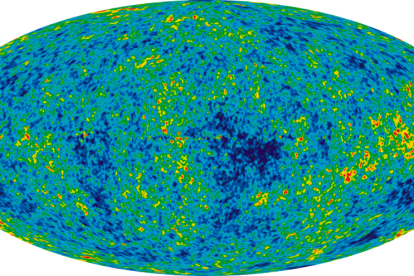 La radiació de fons de microones mesurada pel satèl·lit WMAP, prova de la teoria Big Bang